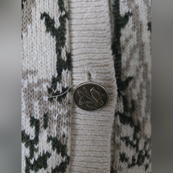 Vintage Northern Reflections Parkhurst Bird Scene Knit Sweater Vest - Picture 5 of 10